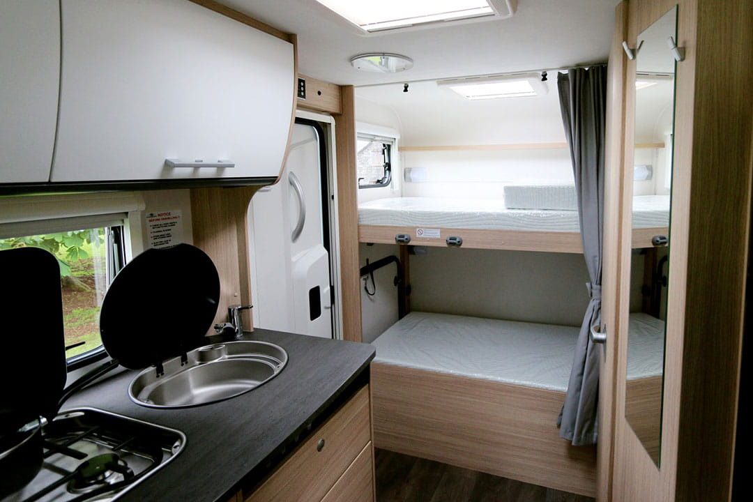 Détail intérieur du camping-car