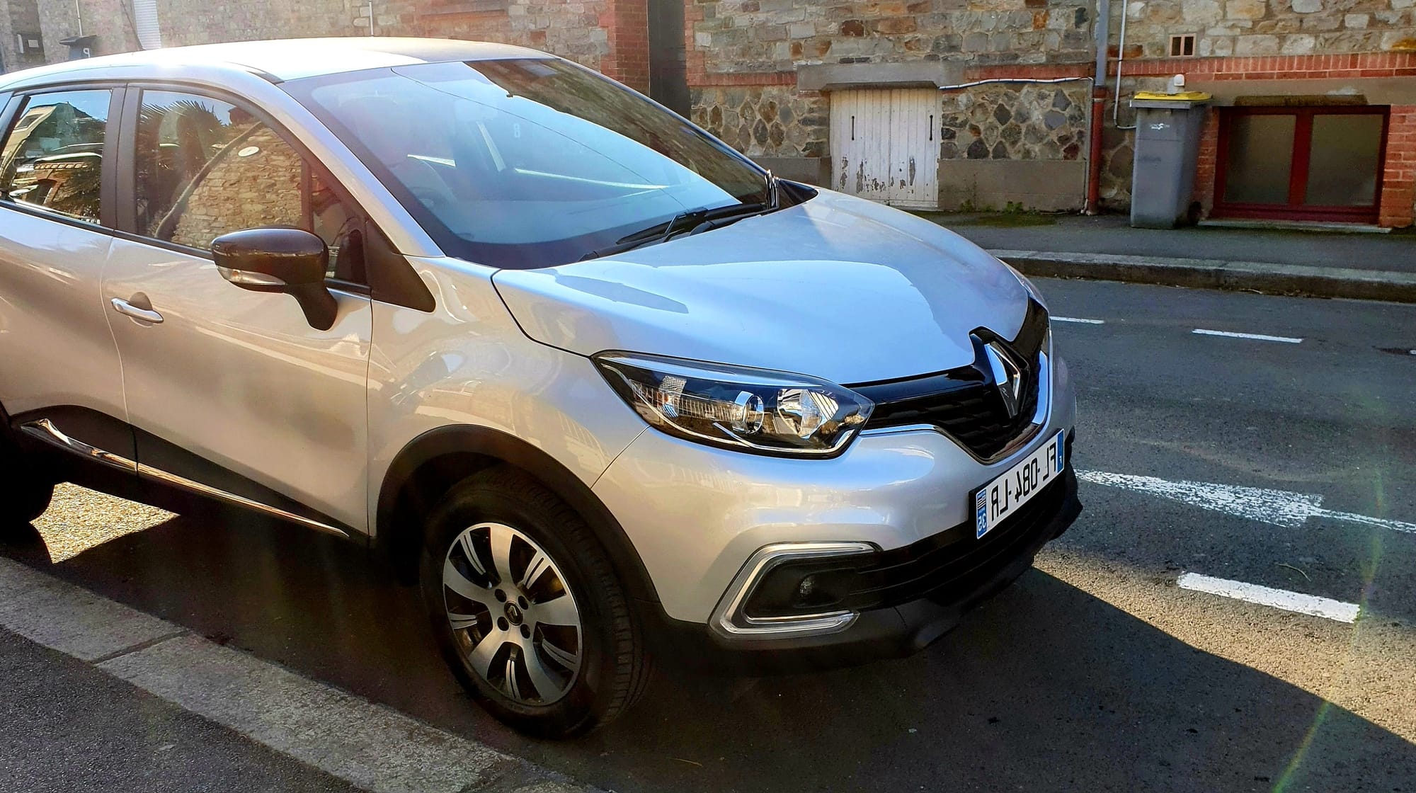 Le Renault Captur de la flotte, à Rennes
